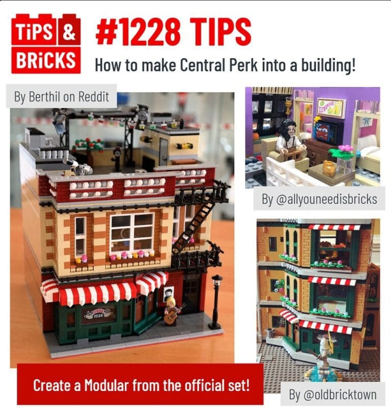 TIPS: How to make Central Perk into a building!