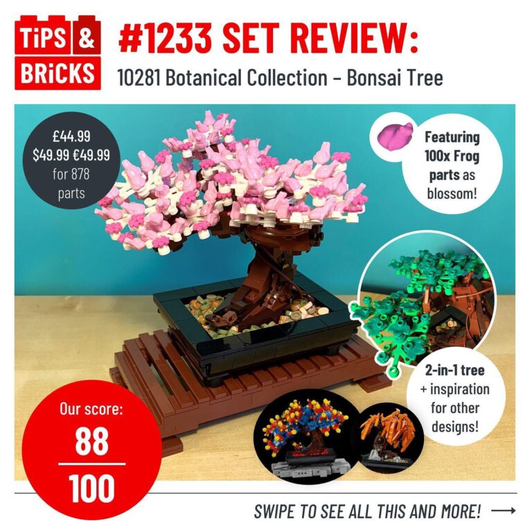 SET REVIEW: 10281 Botanical Collection: Bonsai Tree