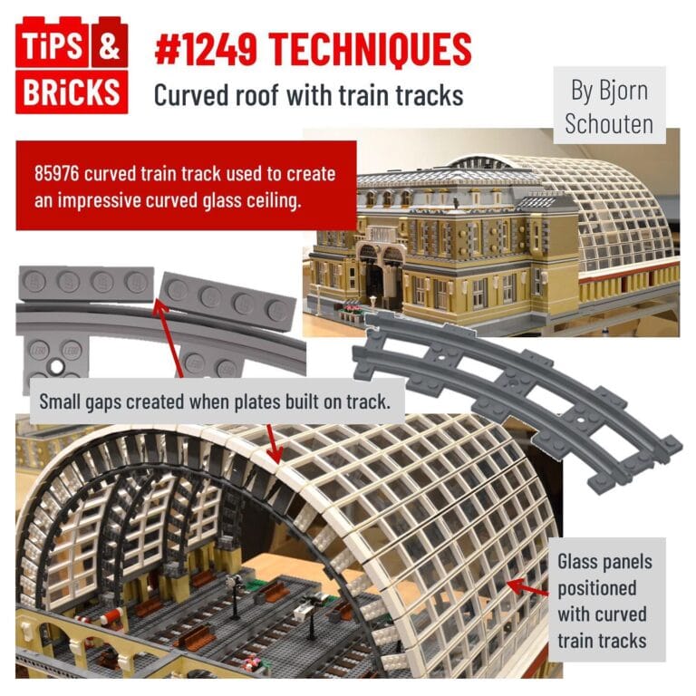 TECHNIQUES Curved roof with train tracks