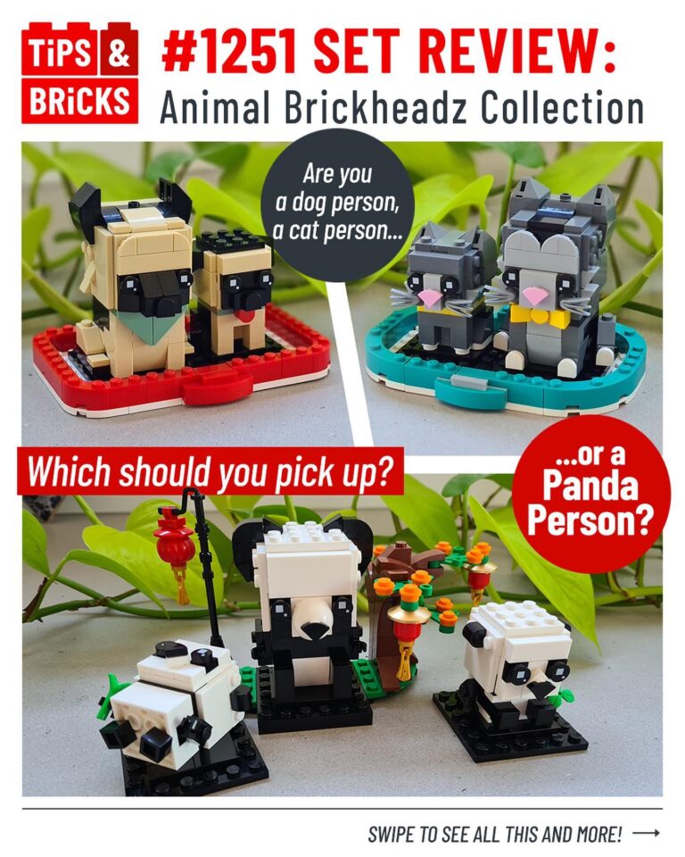 SET REVIEW: Animal BrickHeadz collection