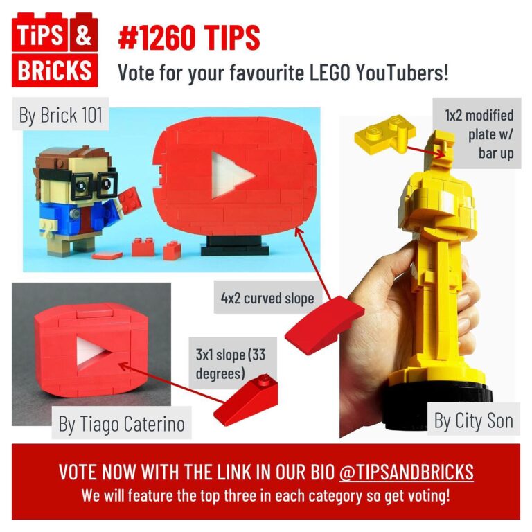 TIPS: Vote for your favourite LEGO YouTubers!