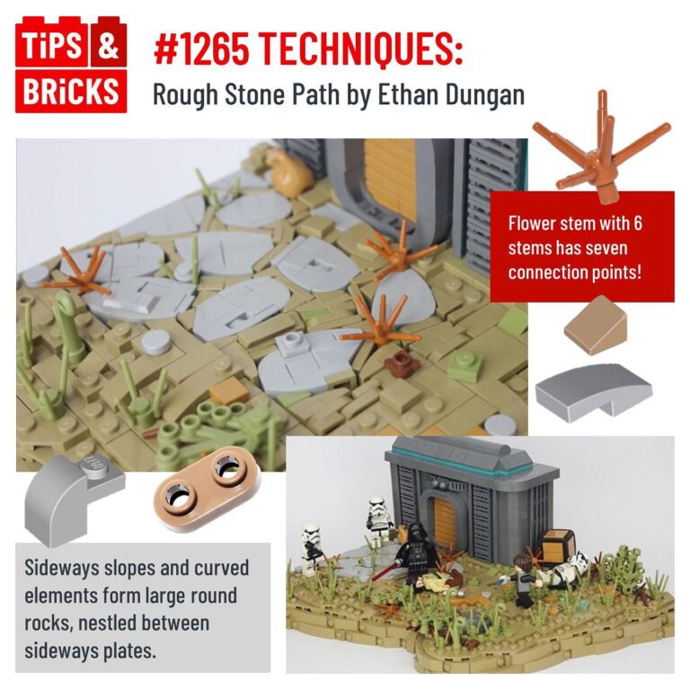 TECHNIQUES: Rough Stone Path by Ethan Dungan aka @the_real_legoman_productions