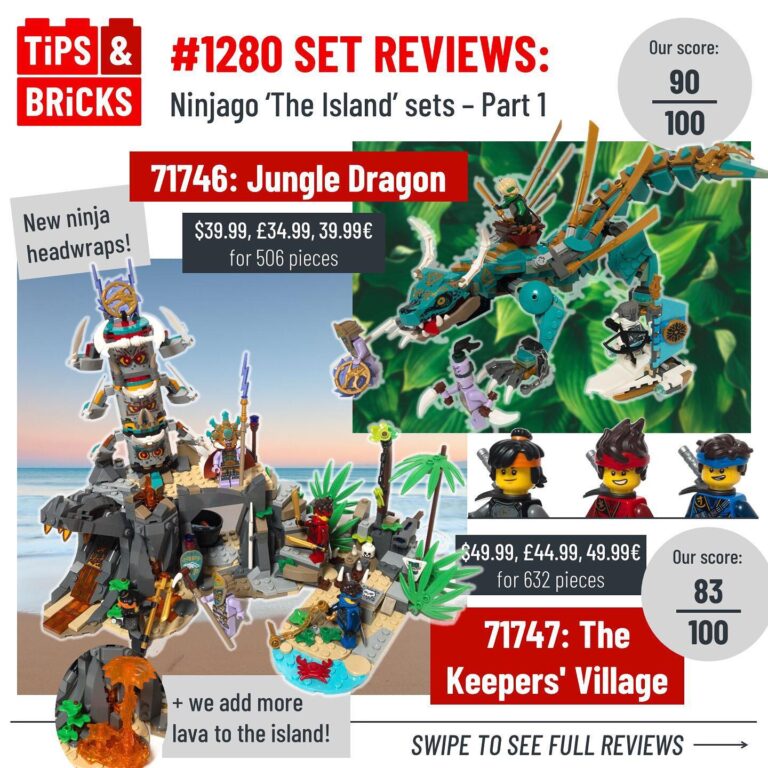 SET REVIEWS: Ninjago 'The Island' sets – Part 1