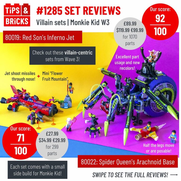 SET REVIEWS: Villain sets | Monkie Kid W3