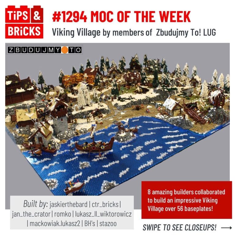 MOC OF THE WEEK: Viking Village by members of @zbudujmyto