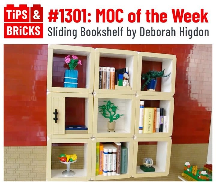 MOC of the Week: Sliding Bookshelf