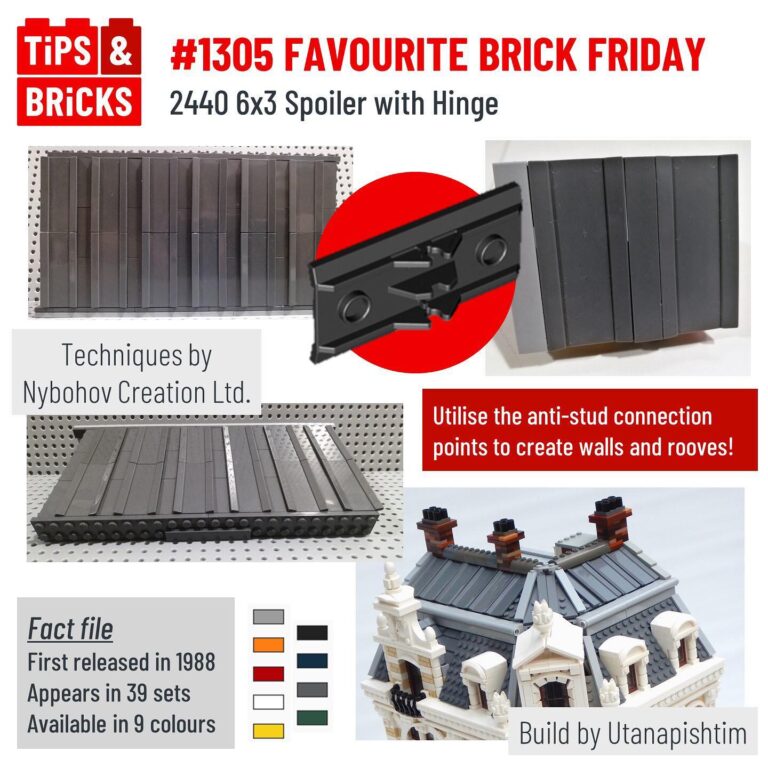 FAVOURITE BRICK FRIDAY: 2440 6x3 Spoiler with Hinge