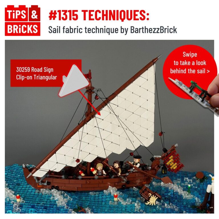 TECHNIQUES: Sail fabric technique by @barthezzbrick