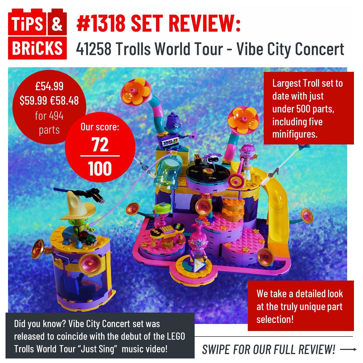 1318 SET REVIEW: 41258 Trolls World Tour - Vibe City Concert