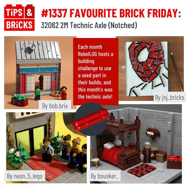 FAVOURITE BRICK FRIDAY: 32062 2M Technic Axle (Notched)
