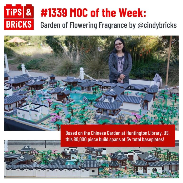 MOC of the Week: Garden of Flowering Fragrance by @cindybricks