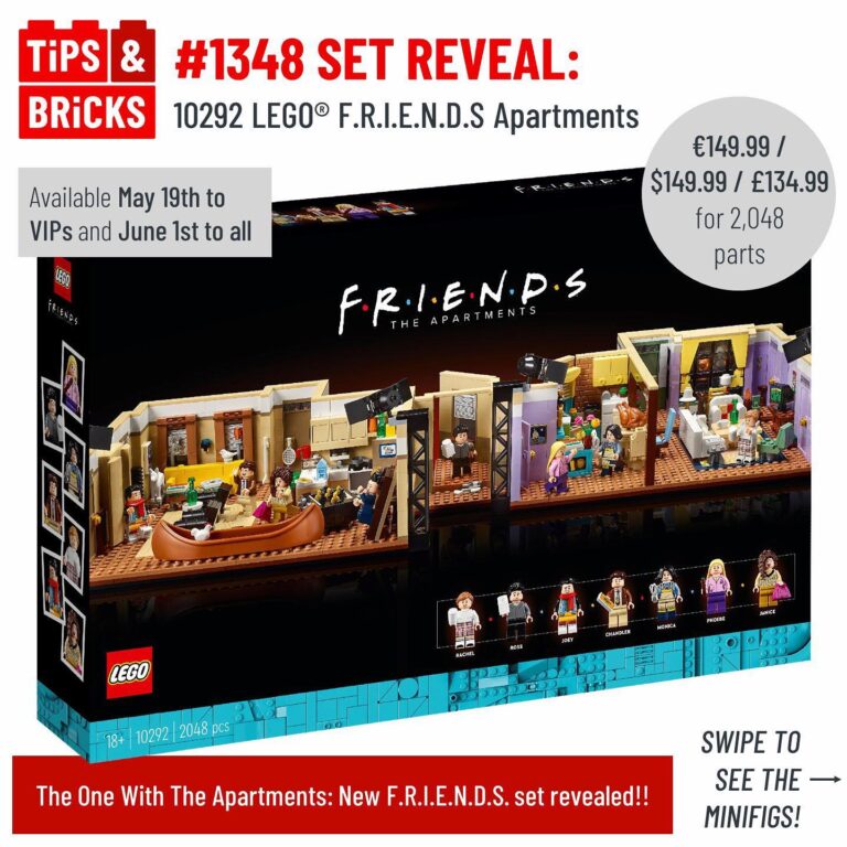 SET REVEAL: 10292 LEGO F.R.I.E.N.D.S Apartments