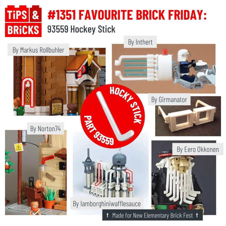 FAVOURITE BRICK FRIDAY: 93559 Hockey Stick