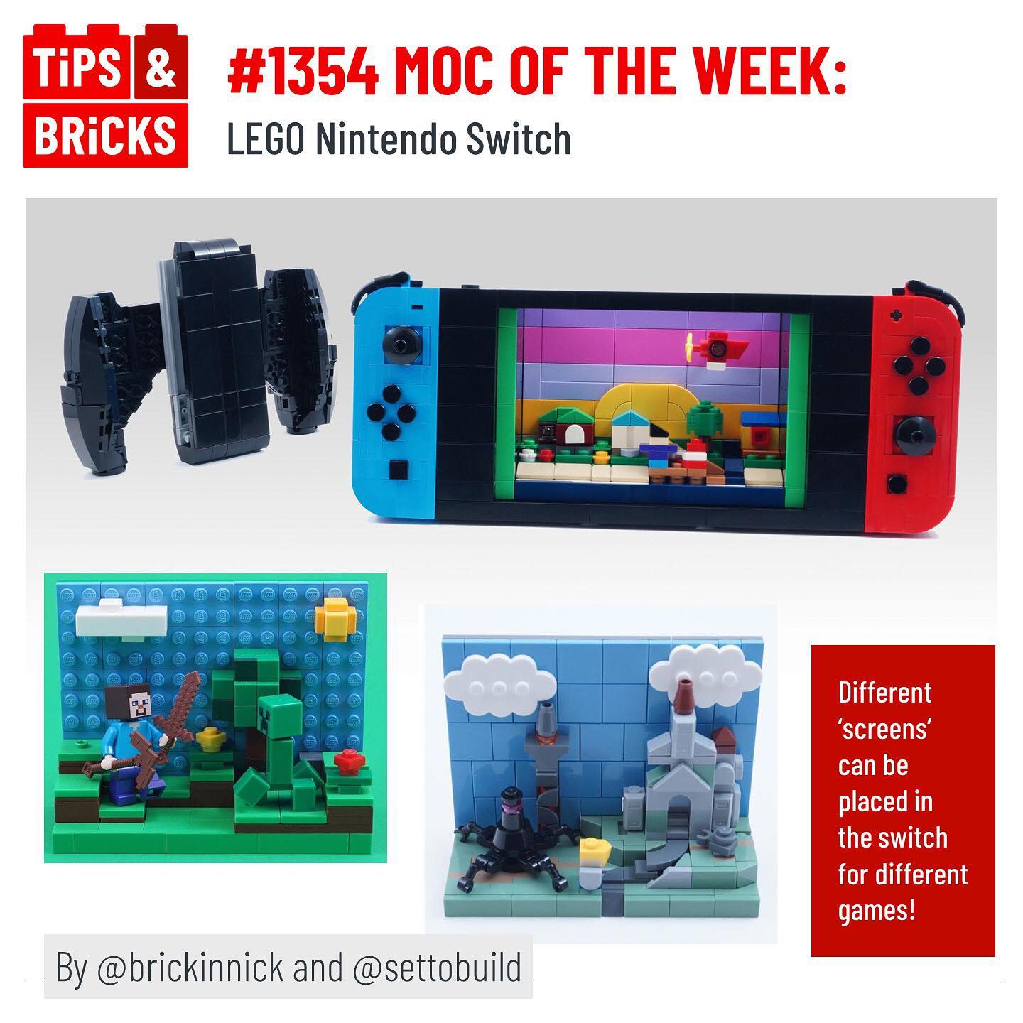 1354 MOC OF THE WEEK: LEGO Nintendo Switch - Tips&Bricks