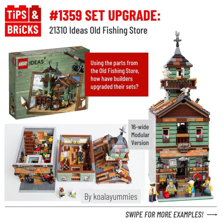 SET UPGRADE: 21310 Ideas Old Fishing Store