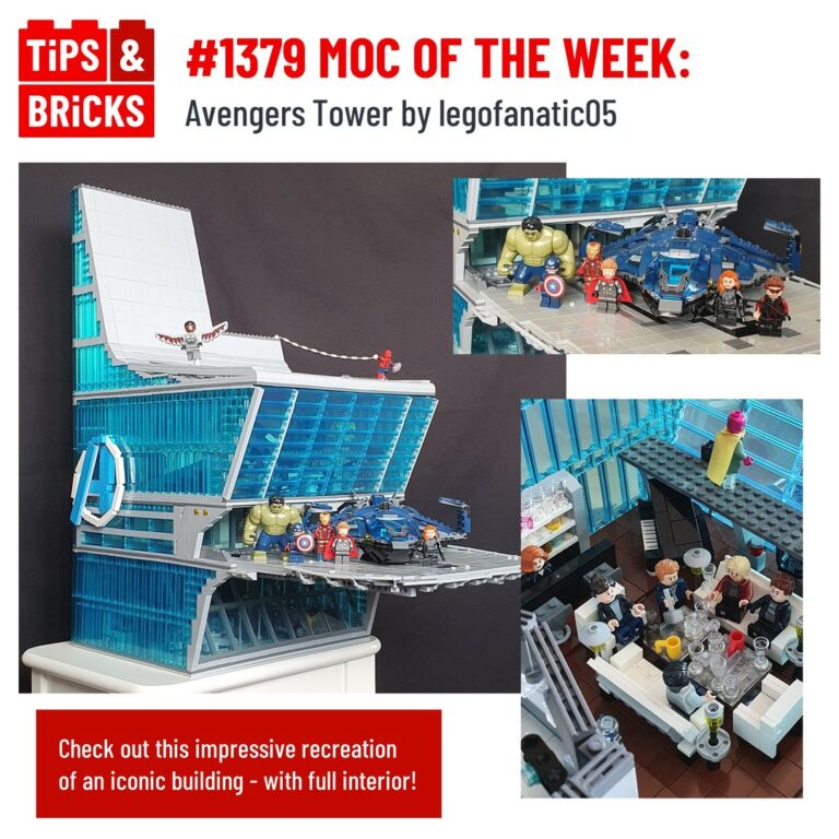 MOC OF THE WEEK: Avengers Tower by @legofanatic05