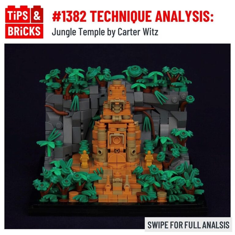 TECHNIQUE ANALYSIS: Jungle Temple by Carter Witz aka @witzbricks