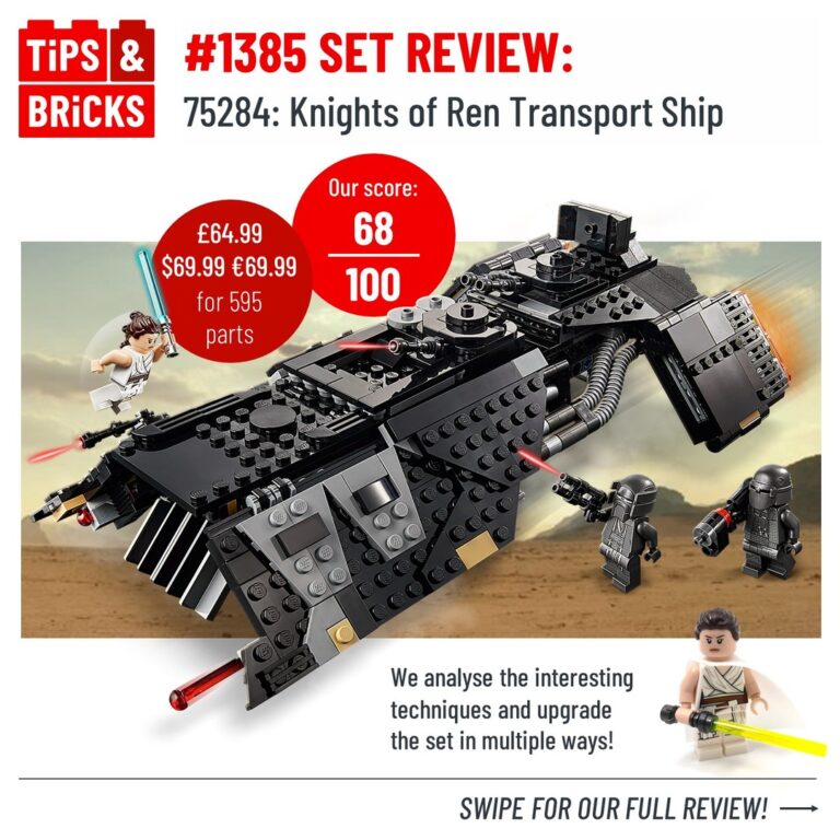 SET REVIEW: 75284: Knights of Ren Transport Ship