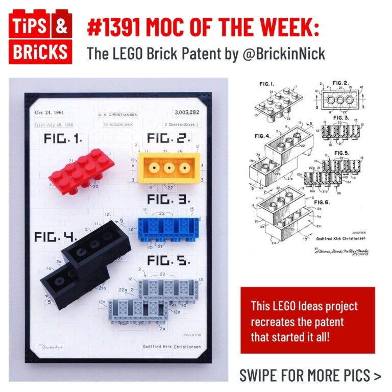 MOC OF THE WEEK: The LEGO Brick Patent by @brickinnick