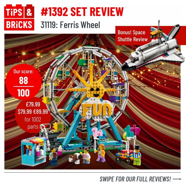 SET REVIEW: 31119 Ferris Wheel + bonus Space Shuttle Review!