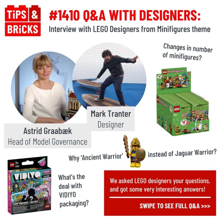 #1410: Q&A WITH DESIGNERS: Interview with LEGO Designers from Minifigures theme