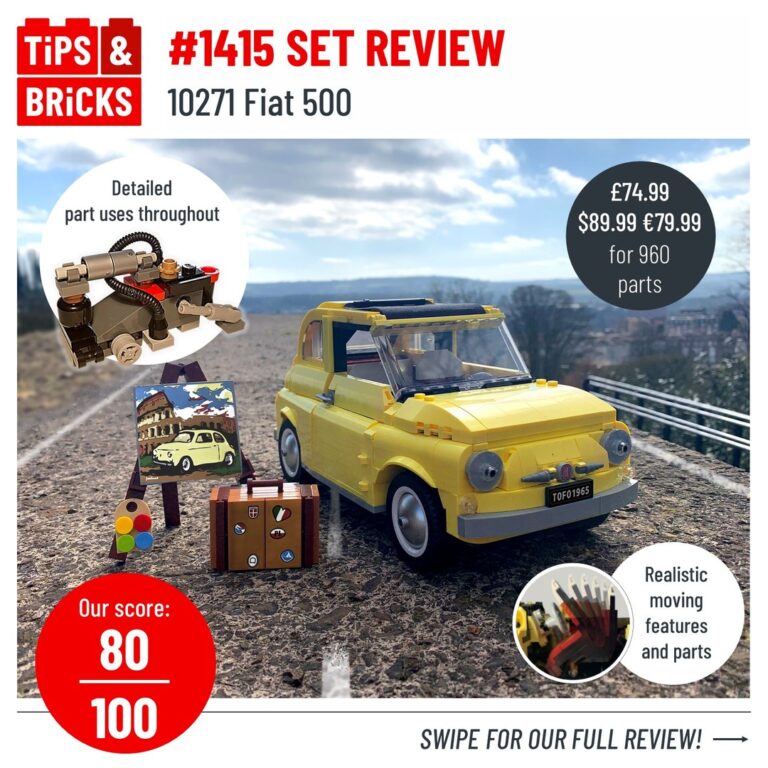 SET REVIEW: 10271 Fiat 500