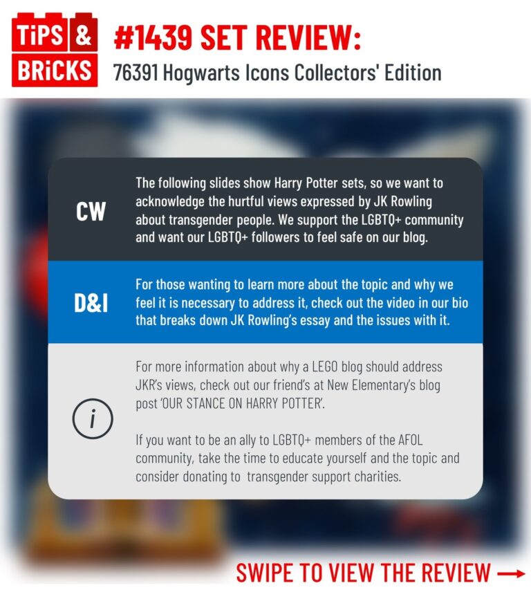 SET REVIEW: 76391 Hogwarts Icons Collectors' Edition