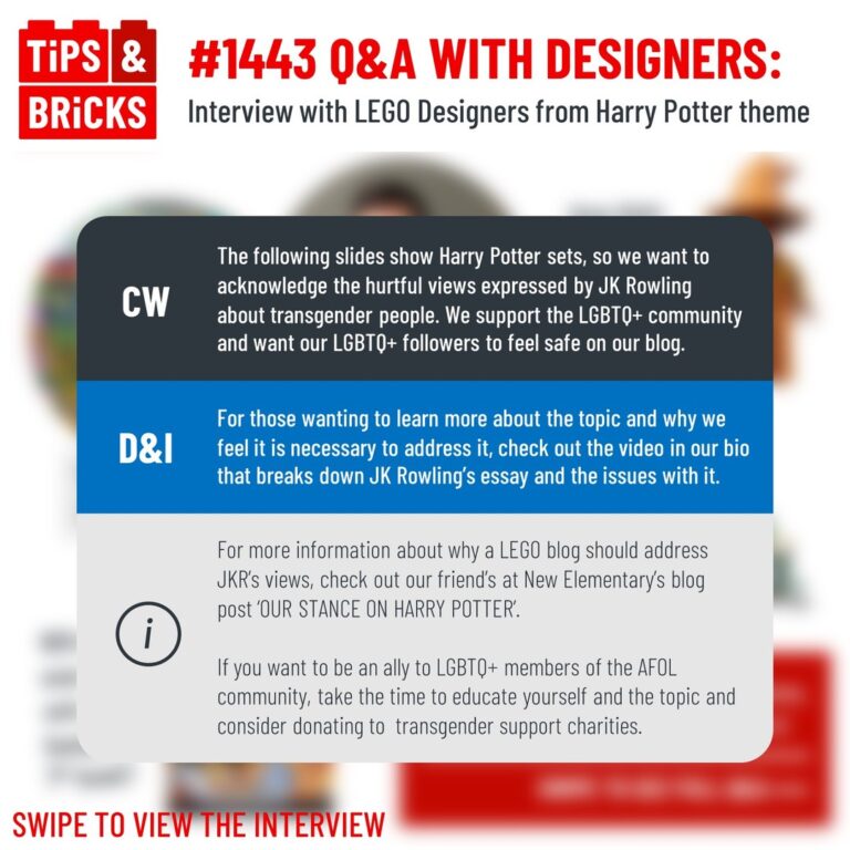 Q&A WITH DESIGNERS: Interview with LEGO Designers from Harry Potter theme