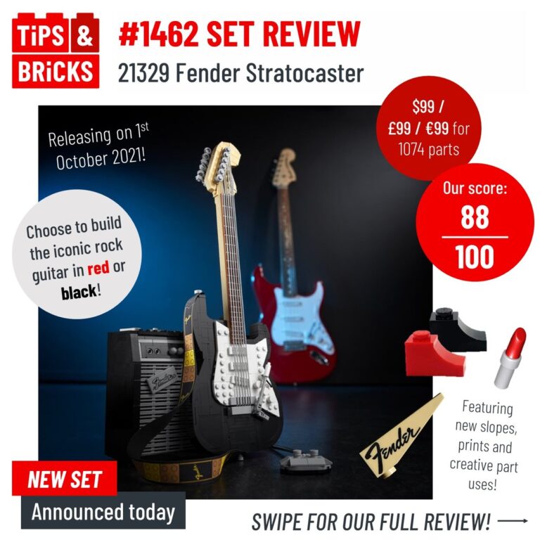 SET REVIEW: 21329 Fender Stratocaster