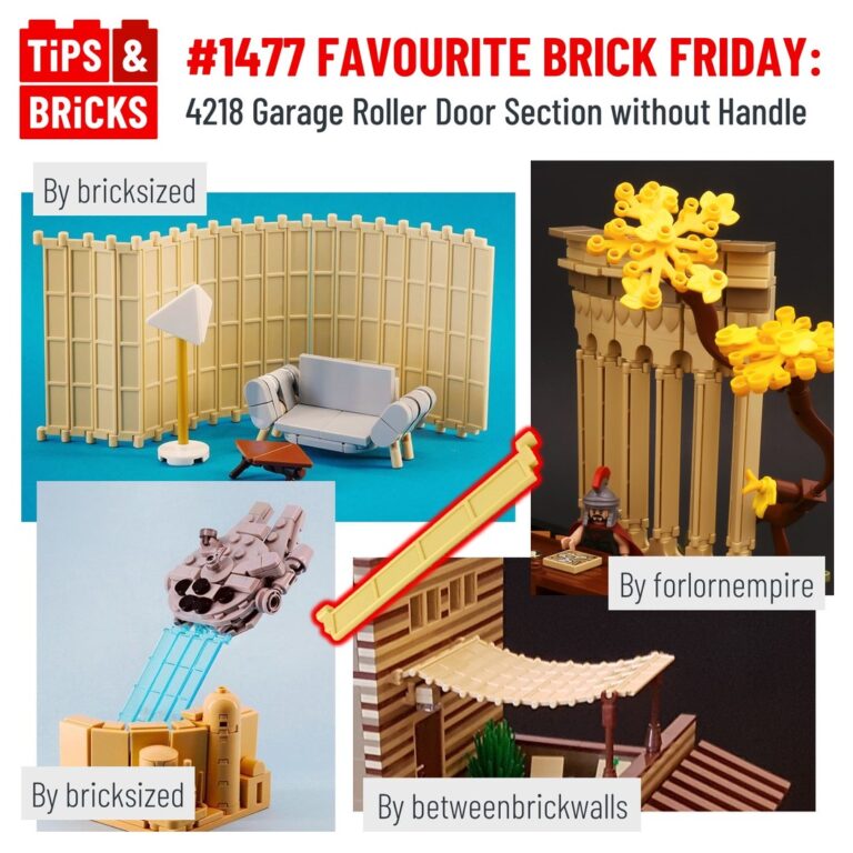 FAVOURITE BRICK FRIDAY: 4218 Garage Roller Door Section without Handle