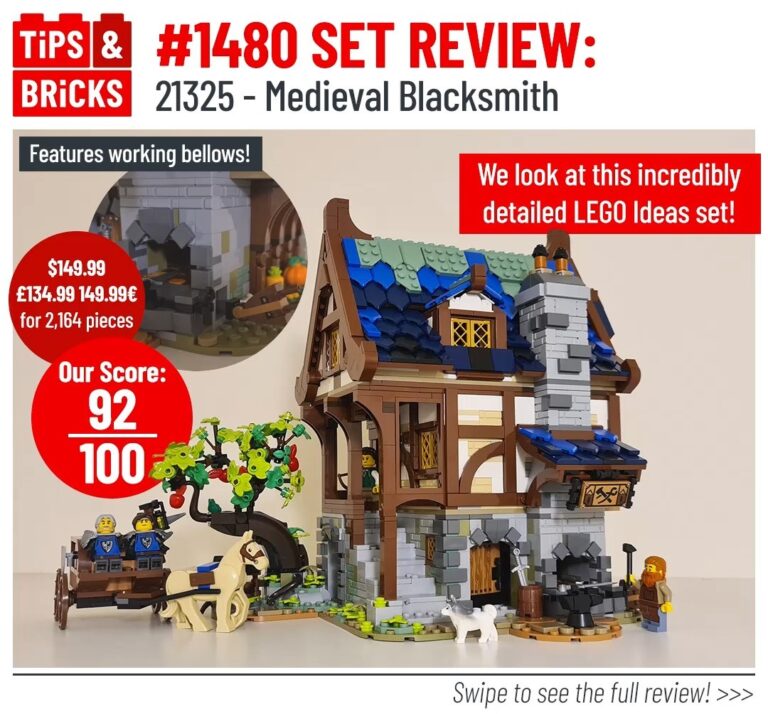 SET REVIEW - 21325 Medieval Blacksmith