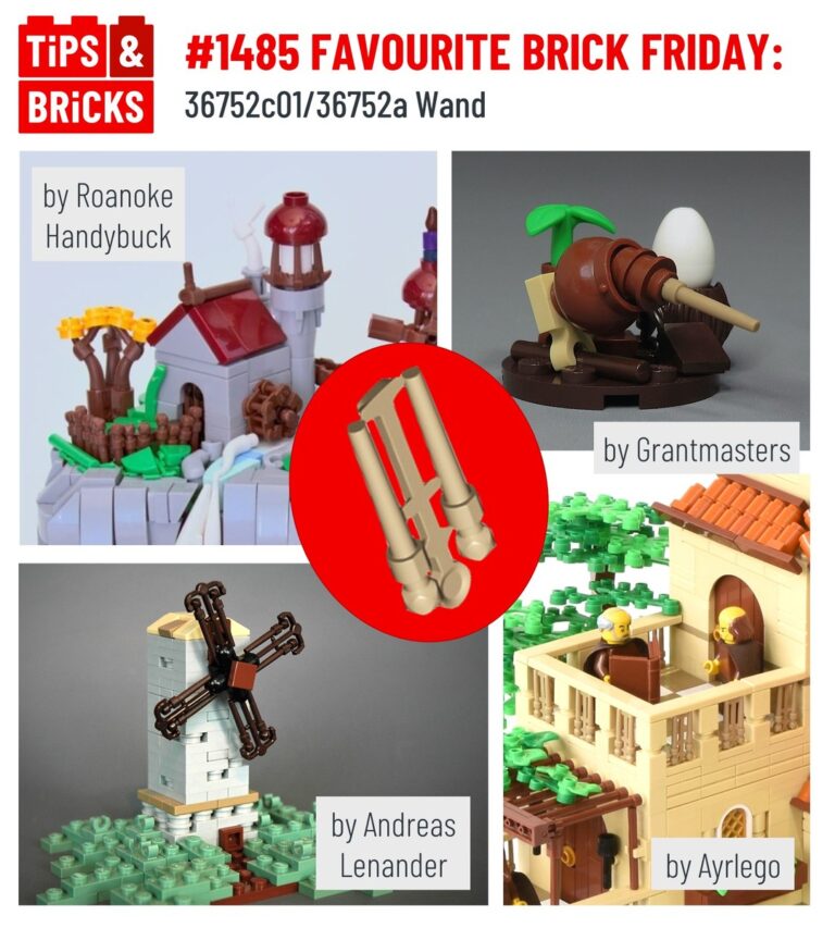 FAVOURITE BRICK FRIDAY: 36752c01/36752a Wand