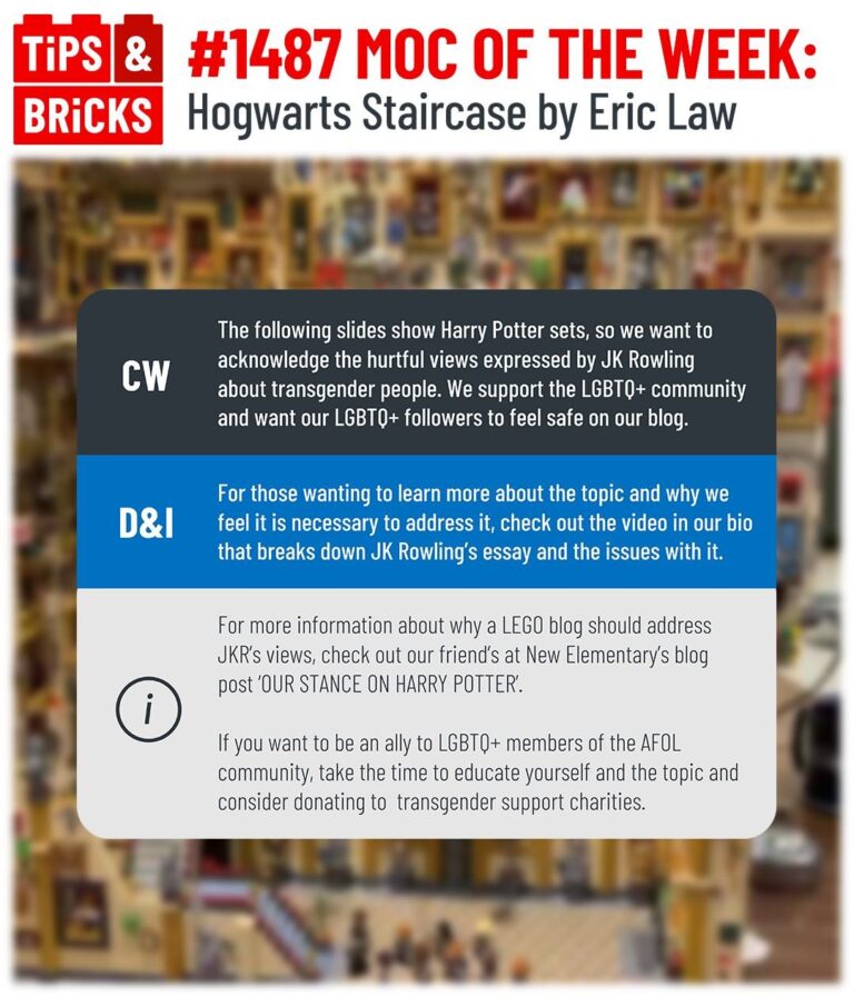 MOC OF THE WEEK: Hogwarts Staircase by Eric Law