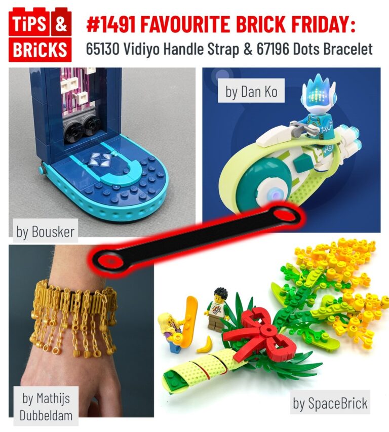 FAVOURITE BRICK FRIDAY: 65130 Vidiyo Handle Strap, 67196 Dots Bracelet