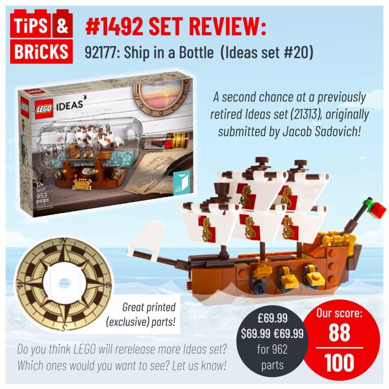 SET REVIEW: Ship in a bottle (92177)
