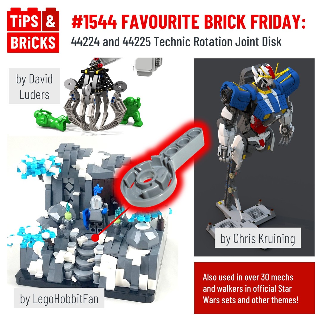 1544 FAVOURITE BRICK FRIDAY: 44224 and 44225 Technic Rotation