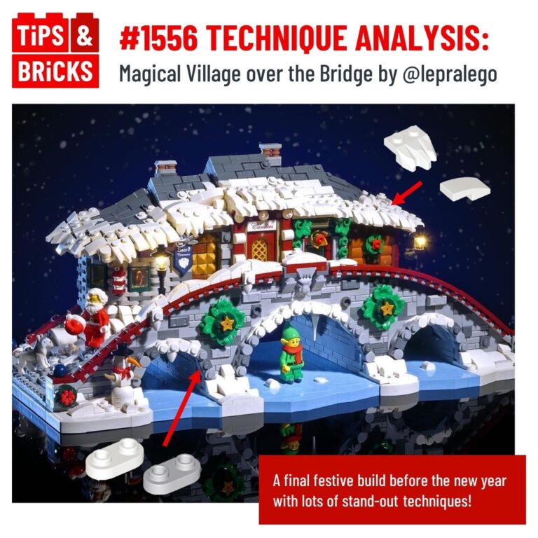 TECHNIQUE ANALYSIS: Magical Village over the Bridge by @lepralego