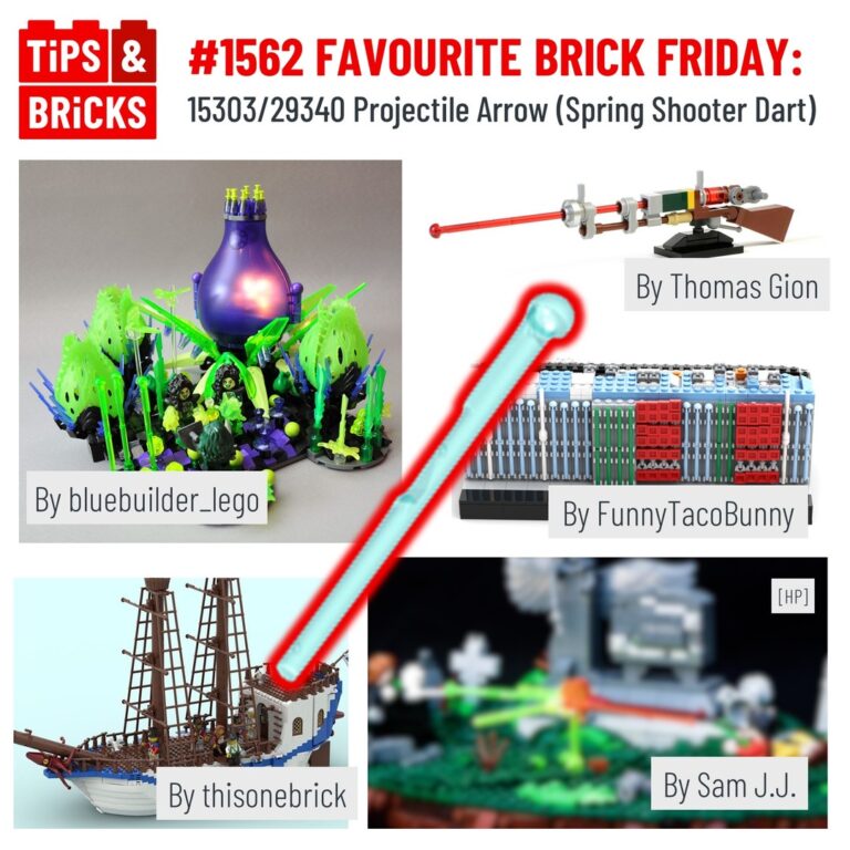 FAVOURITE BRICK FRIDAY: 15303/29340 Projectile Arrow (Spring Shooter Dart)