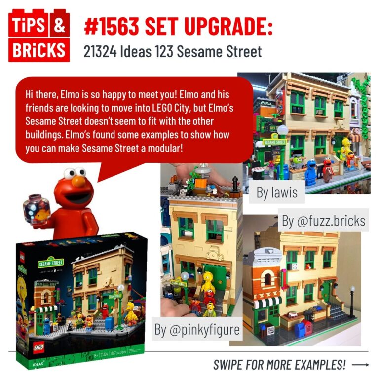 SET UPGRADE: 21324 Ideas 123 Sesame Street