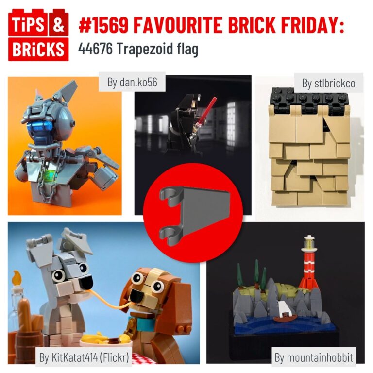 FAVOURITE BRICK FRIDAY: 44676 Trapezoid flag