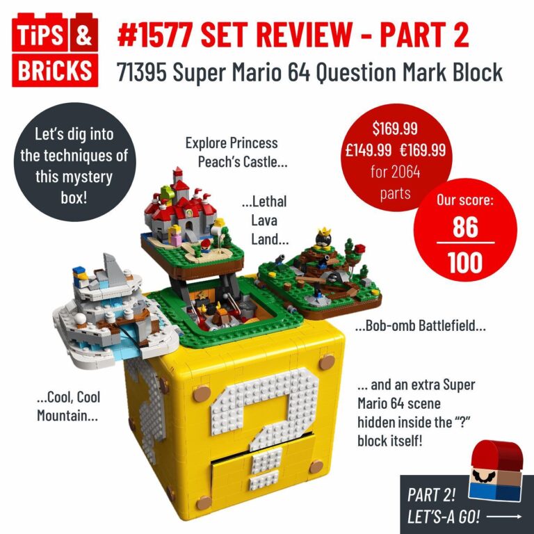 SET REVIEW: 71395 Super Mario 64 Question Mark Block - PART 2