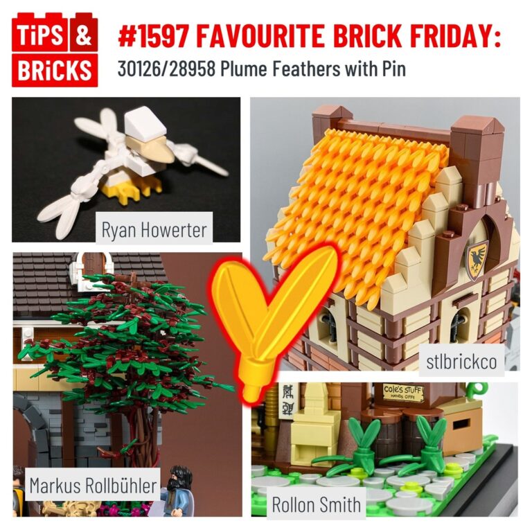 FAVOURITE BRICK FRIDAY: 30126/28958 Plume Feathers with Pin