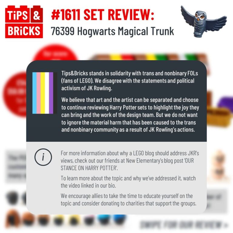 SET REVIEW: 76399 Hogwarts Magical Trunk