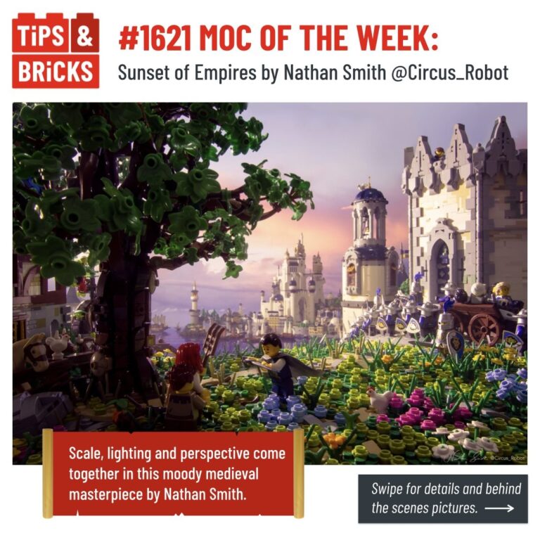 MOC OF THE WEEK: Sunset of Empires by Nathan Smith aka @circus_robot