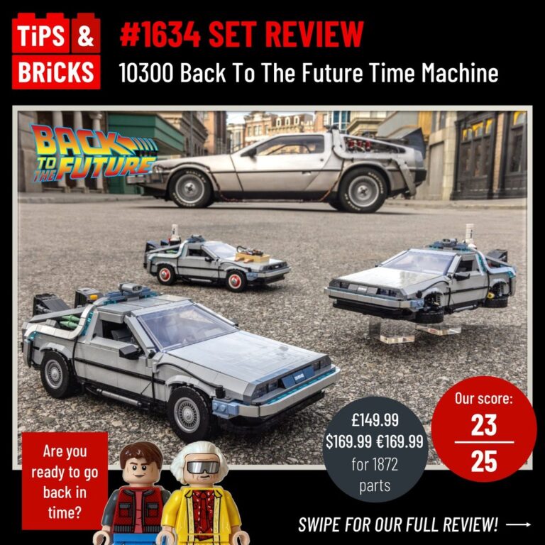 SET REVIEW: 10300 Back To The Future Time Machine