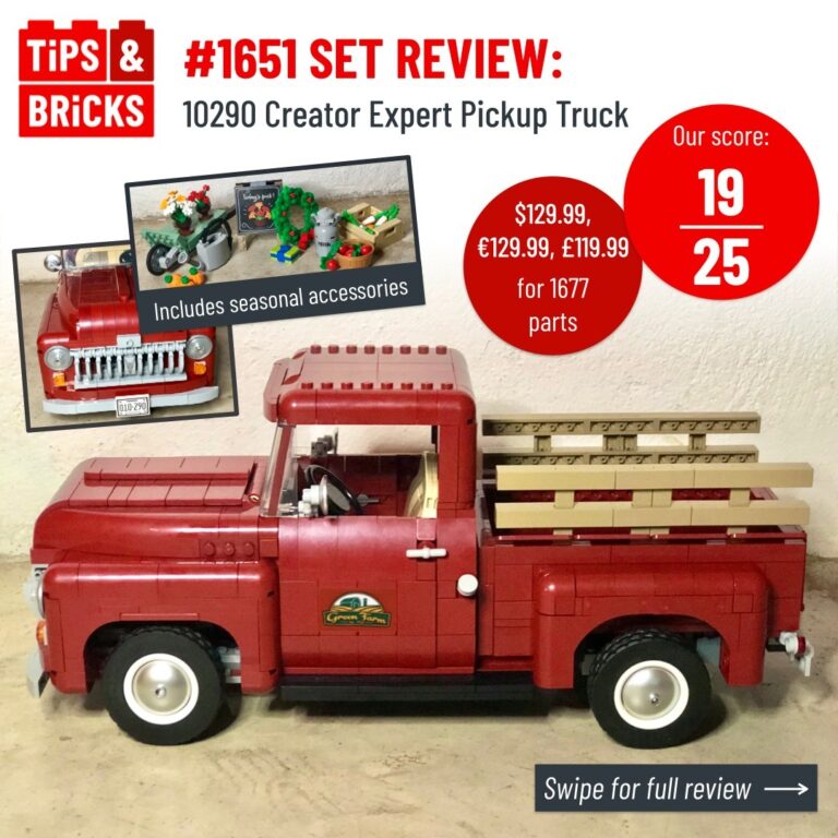 SET REVIEW: 10290 Creator Expert Pickup Truck