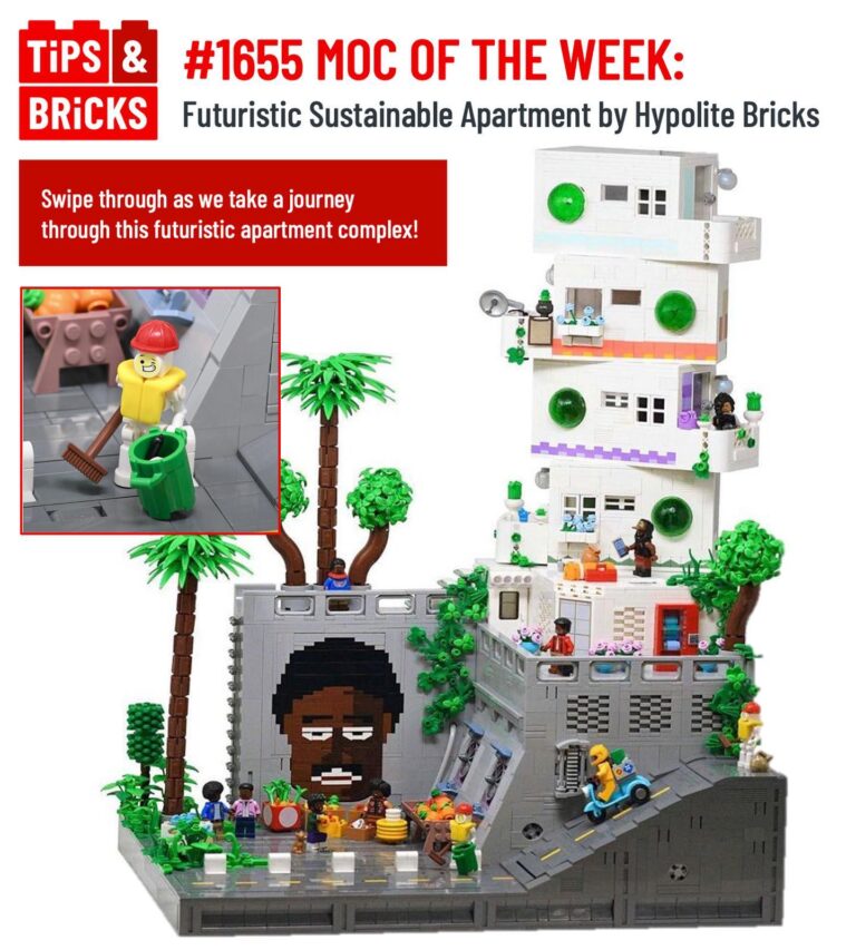 MOC OF THE WEEK: Futuristic Sustainable Apartment by Hypolite Bricks