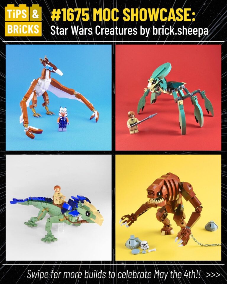 MOC SHOWCASE: Star Wars Creatures by @brick.sheepa
