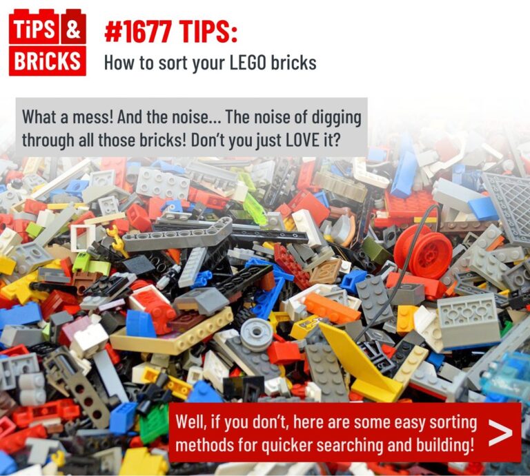TIPS: How to sort your LEGO bricks