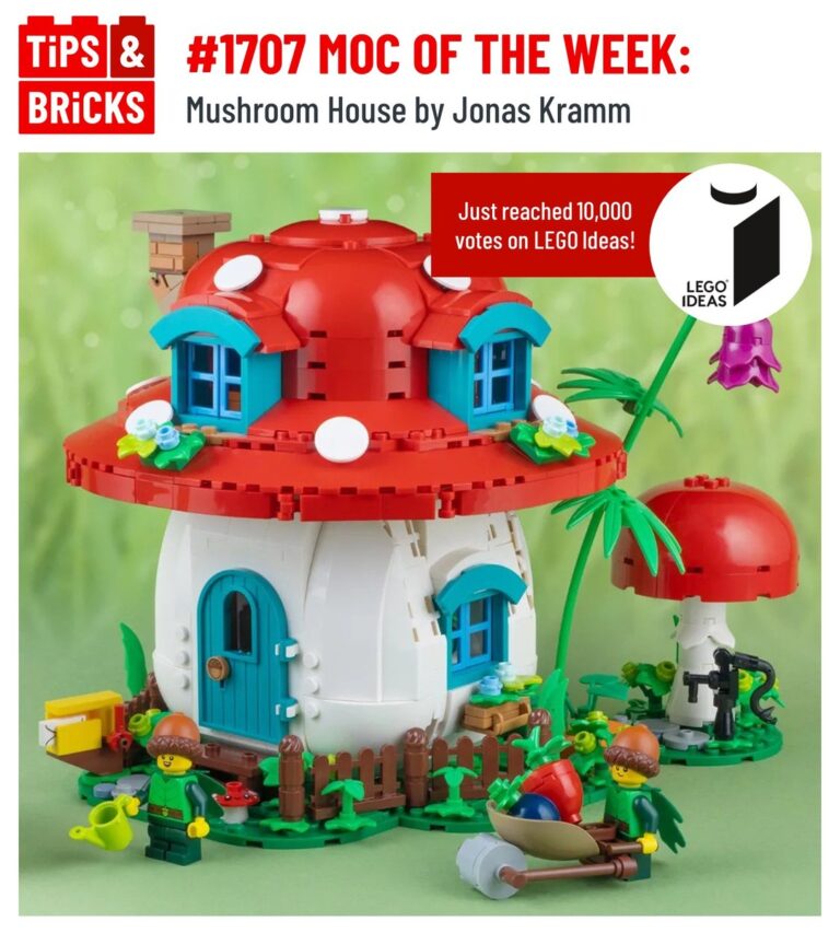 MOC OF THE WEEK – Mushroom House by @jonaskramm